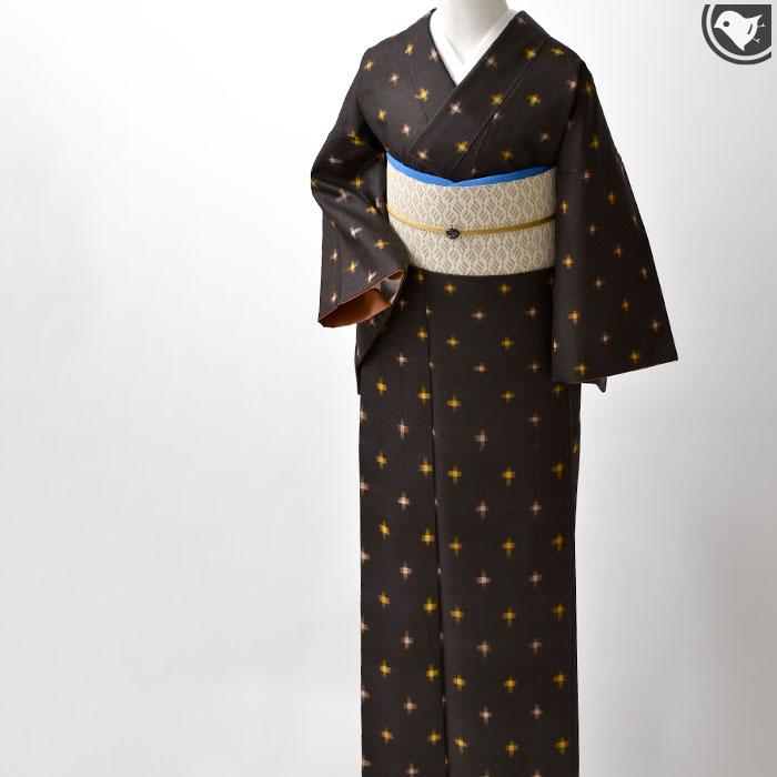 きものヱビス□ 佐志め織物 さらり八寸 五百機織 いおはた