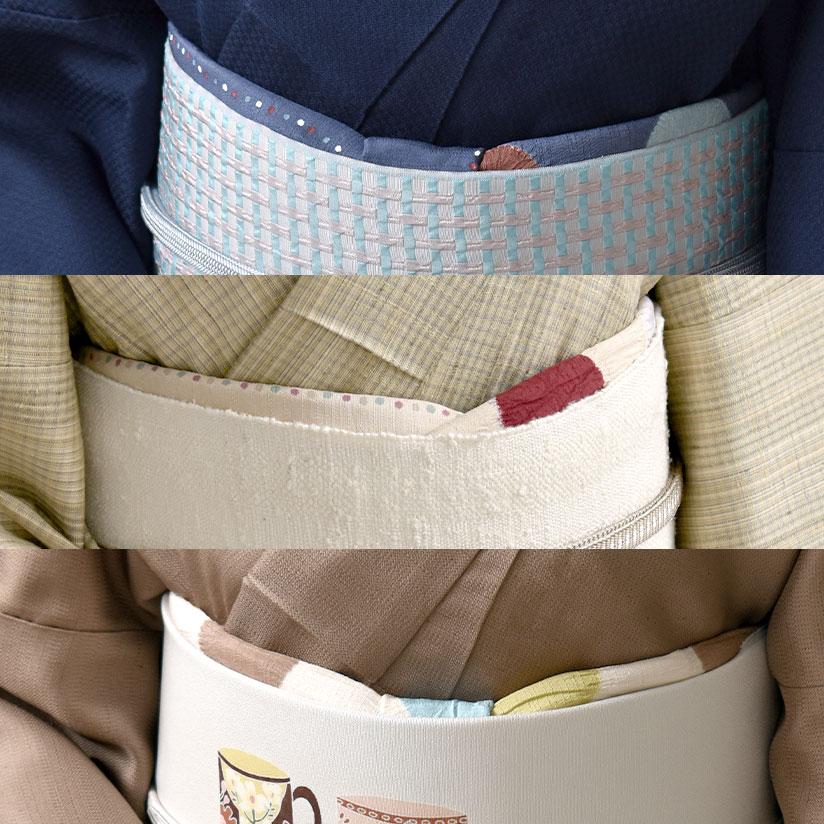 帯揚げ 和小物さくら 謹製 紬地 丸絞り 正絹 日本製 和装小物 3色