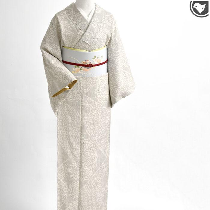 名古屋帯 塩瀬 染め帯 名門 菱健 謹製 雪輪四季花文様 京友禅 九 名古屋帯 塩瀬 染め帯 名門 菱健 謹製 雪輪四季花文様 京友禅 九