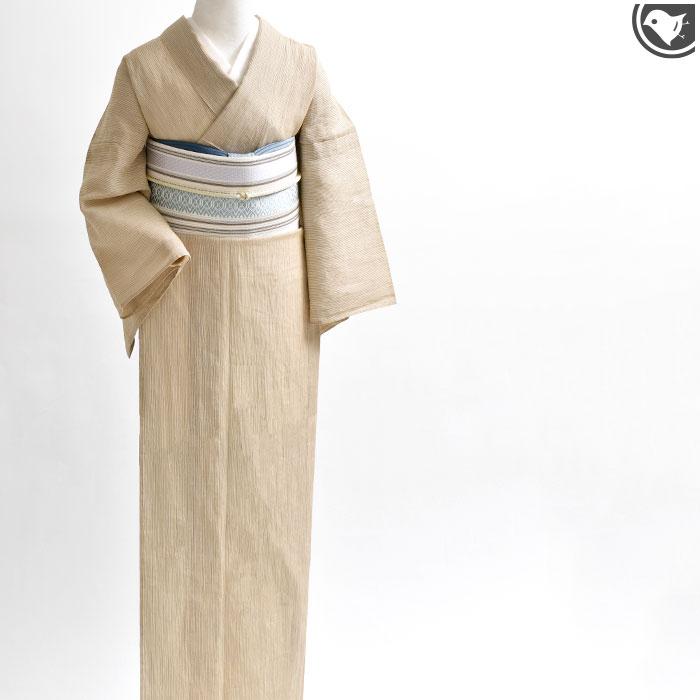 単仕立　献上博多名古屋帯（独鈷文）長375 単衣、浴衣等に　正絹美品 お仕立て上がりスグの発送OK！＞(単衣/夏) 博多帯 黒木織物 謹製 献上
