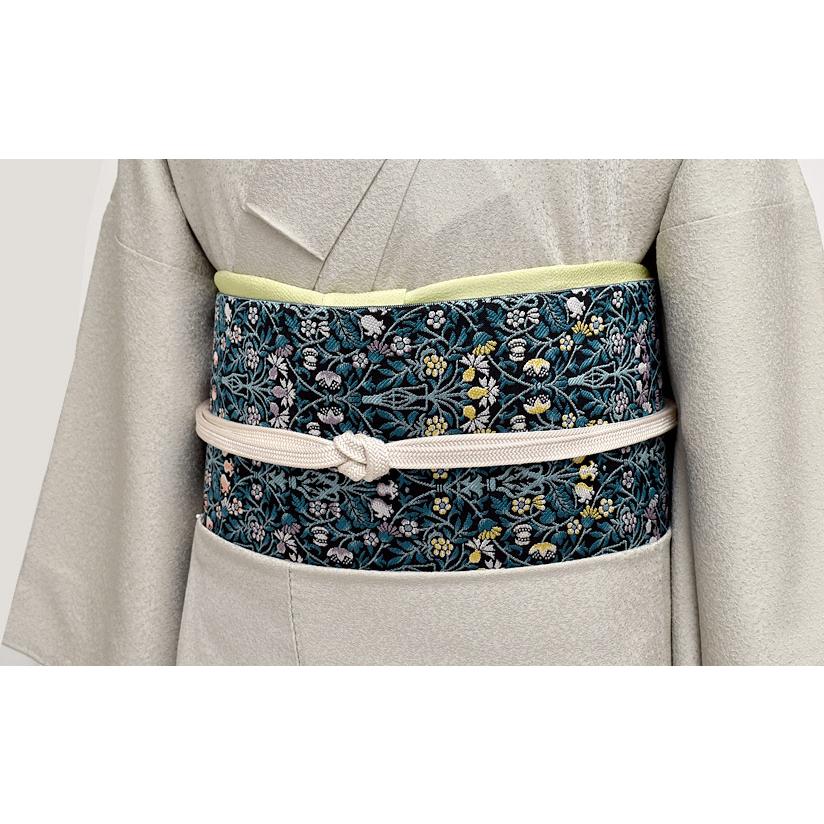 帯揚げ 新茶 八十八夜 京都 三浦清商店 謹製 正絹 日本製 【帯