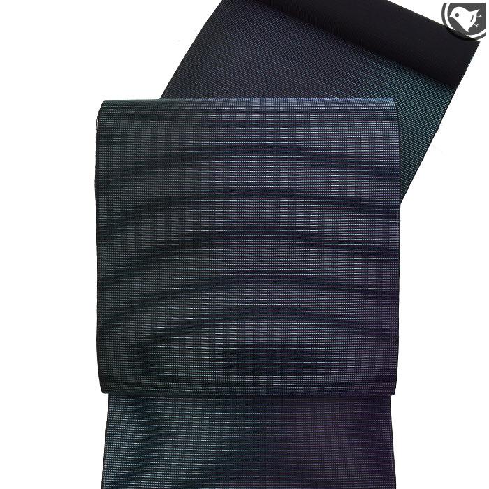 平和屋着物○西陣 服部織物謹製 六通柄袋帯 紬地 手織 綾錦 金糸 正絹