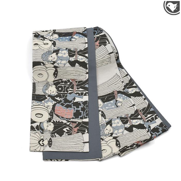 帯専門店おびや 半幅帯 “江戸火消し” 西陣織老舗機屋 謹製 正絹 日本製