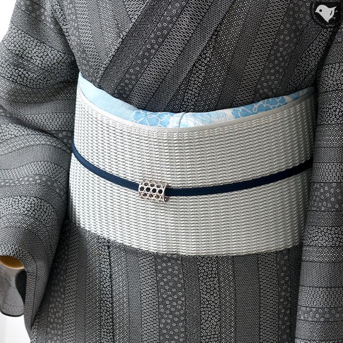 博多帯 名門 西村織物 謹製 伝統工芸士 松尾信好 作 オールシーズン帯