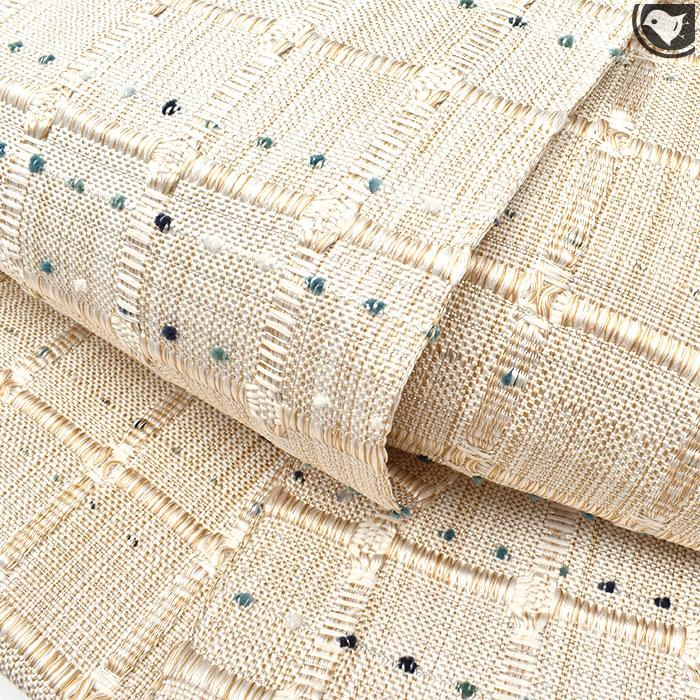 半幅帯 米沢紬 山形県 近賢織物 謹製 吉野格子 日本製【帯専門店おびや