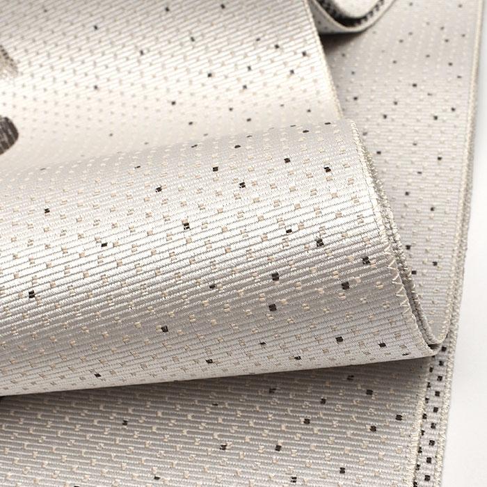 半幅帯 博多織 老舗 協和織 謹製 両面柄 “月の満ち欠け”お仕立て込