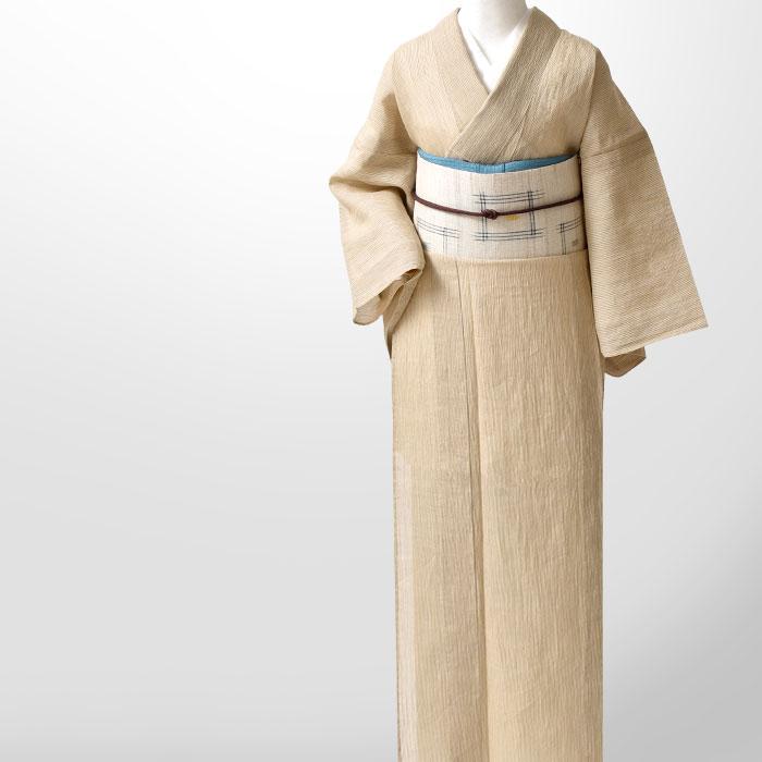 夏 本麻 絣文様 秦荘 謹製 八寸 名古屋帯 : 帯専門店おびや - 通販