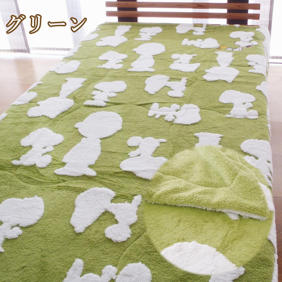 西川（nishikawa） スヌーピー キルトケット シングル ブランケット