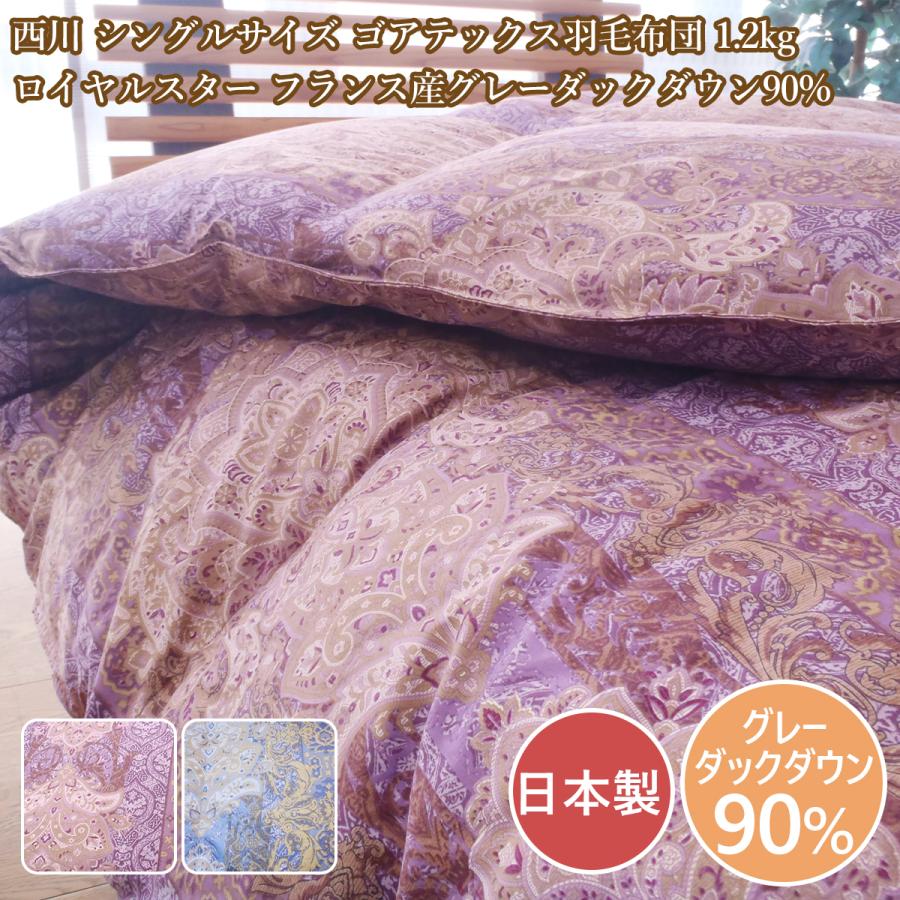 西川 西川 羽毛布団シングル ゴアテックス ロイヤルスター 羽毛 西川 西川 羽毛布団シングル ゴアテックス ロイヤルスター 羽毛