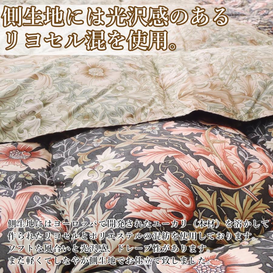 ロマンス小杉 羽毛肌掛け布団 ダブル 薄手 ダウンケット 日本製 羽毛肌ふとん ハンガリー産マザーグースダウン_5