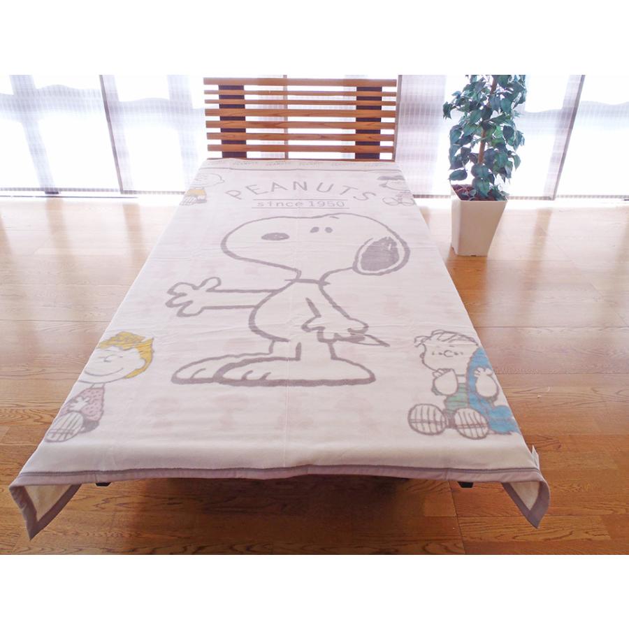 西川（nishikawa） スヌーピー綿毛布 コットンケット SNOOPY毛布