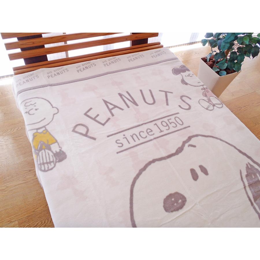 西川（nishikawa） スヌーピー綿毛布 コットンケット SNOOPY毛布