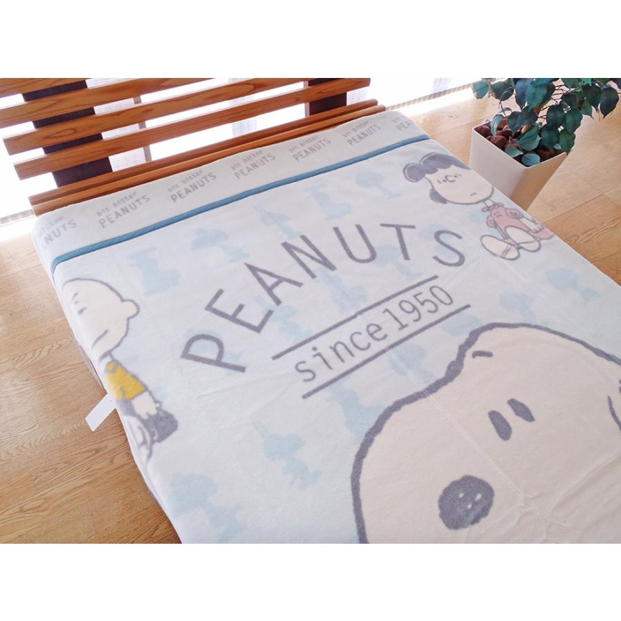 西川（nishikawa） スヌーピー綿毛布 コットンケット SNOOPY毛布