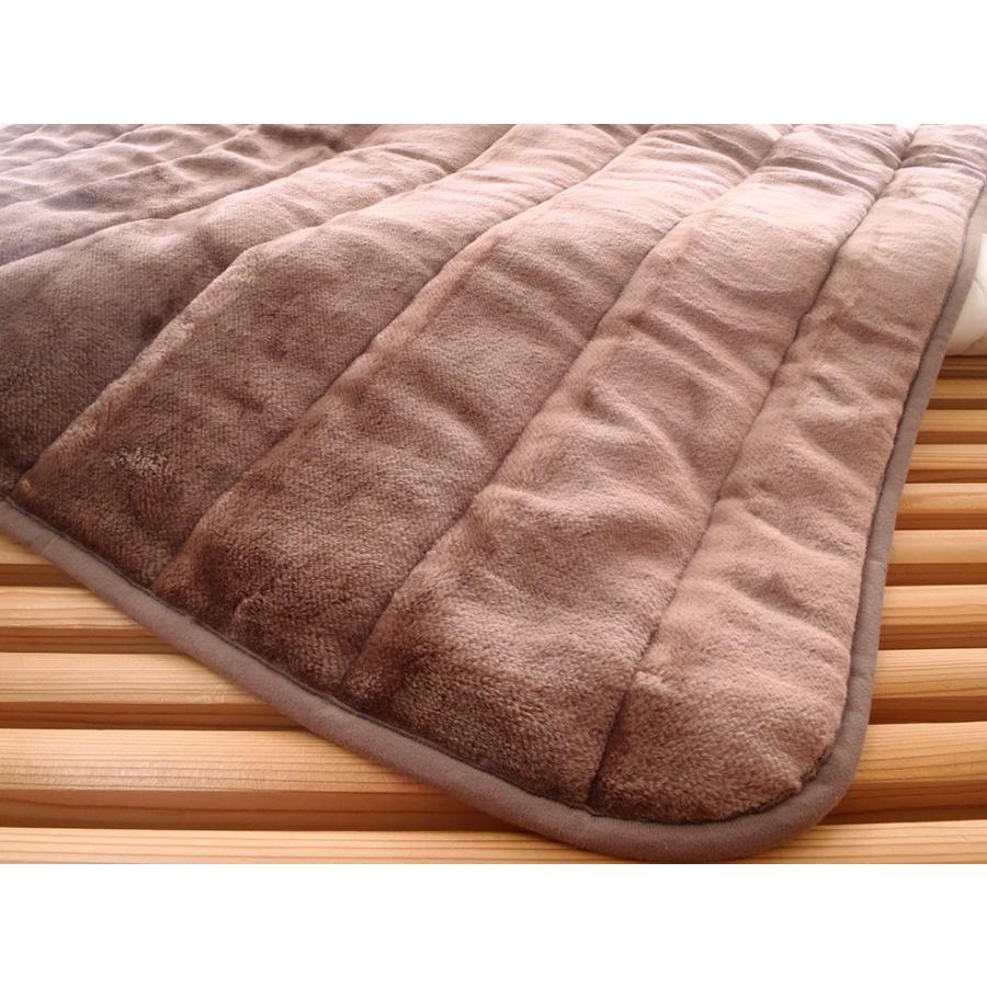 西川（nishikawa） 発熱繊維使用 敷きパッドシングル アクリル敷き毛布