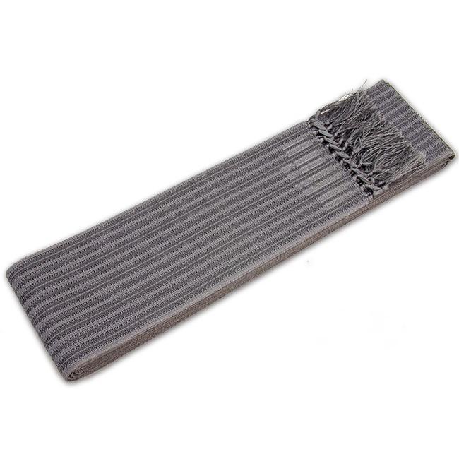 送料無料 正絹博多 羅織 角帯 鼠地 西村織物謹製 角帯 ファッション 正絹博多 羅織 角帯 鼠地 西村織物謹製 角帯