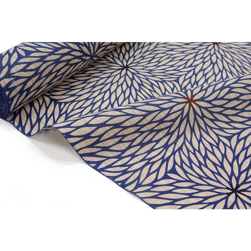 特別処分価格 竺仙 ちくせん 奥州小紋 むじな菊 東京本染め 浴衣 ちくせん 送料無料 4 1 4 きもの 近江屋 通販 Yahoo ショッピング