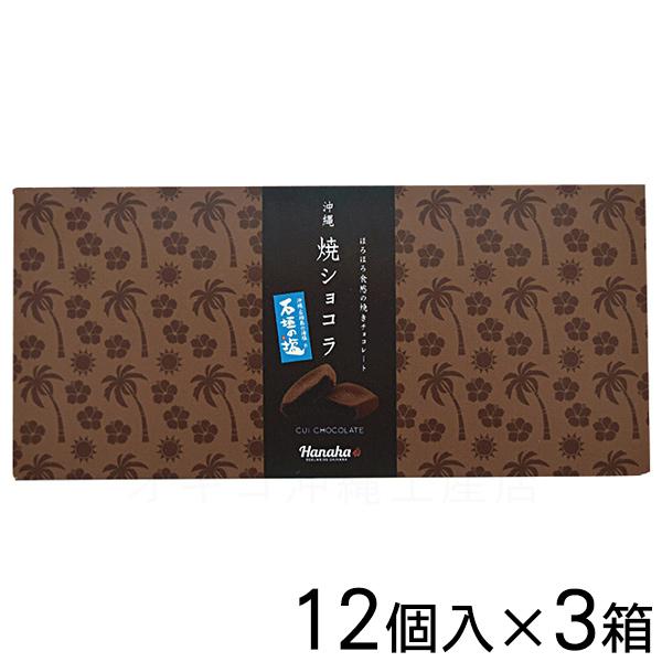 沖縄焼ショコラ 即発送可能 注目ブランド 石垣の塩ショコラ 12個入×3箱セット