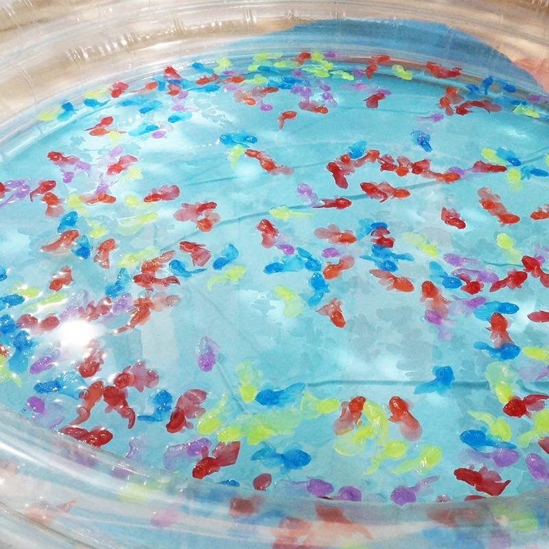 ぷかぷかミニソフト金魚すくいどりおもちゃ 520個セット/ 金魚