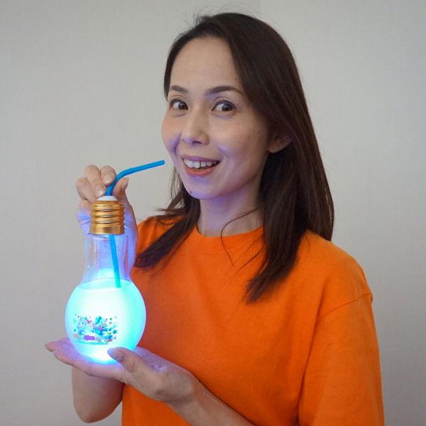ディズニー光るドリンク電球ボトル 500ml 5個+予備1個セット｜ドリンク