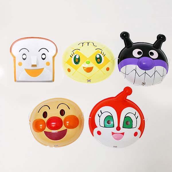 アンパンマンお面5種類セット 約H20cm/おめん : 縁日・お祭り用品専門