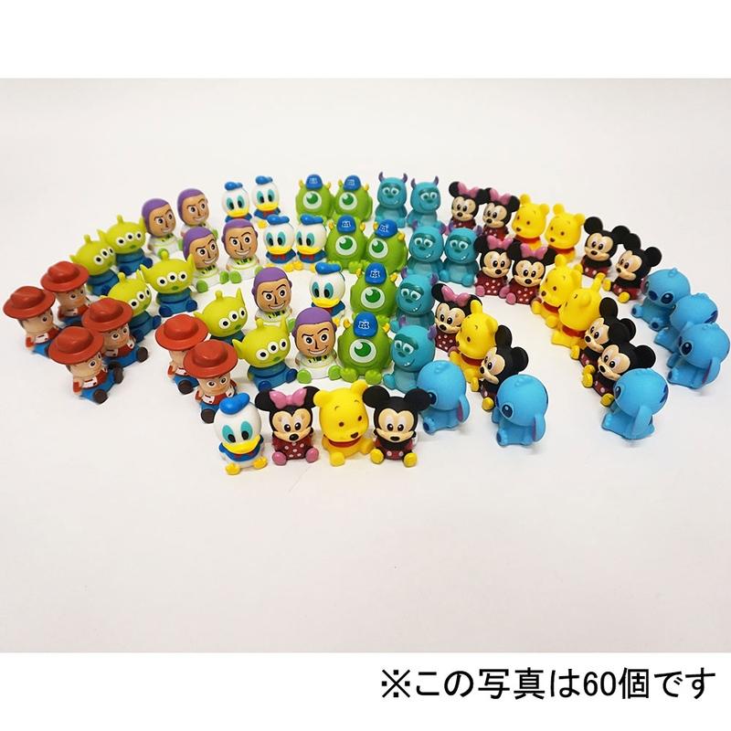 射的イベントセット ぷかぷかおすわりディズニー人形 H4cm 80個の画像
