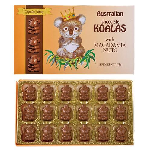 マカダミアナッツチョコ オーストラリア お土産 Koala King マスコットコアラ18粒入24箱セット チョコレート お菓子 Jtb 世界のおみやげ屋さん 通販 Paypayモール