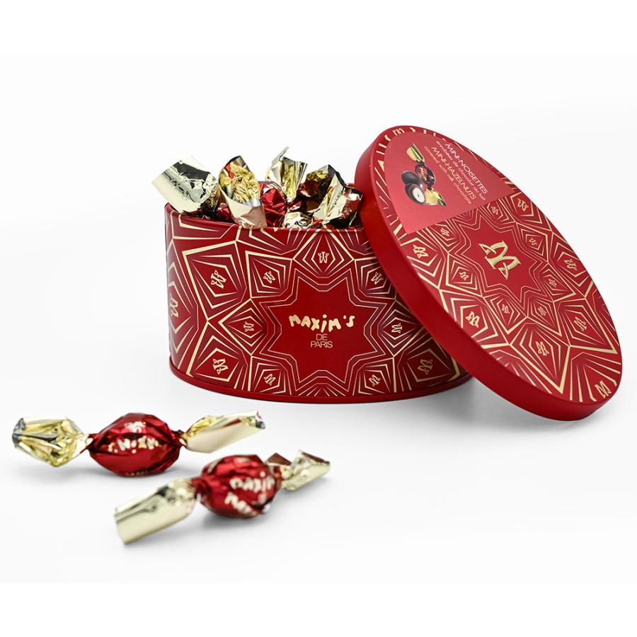 マキシム・ド・パリ ミルクチョコヘーゼルナッツ缶 | フランス土産 お