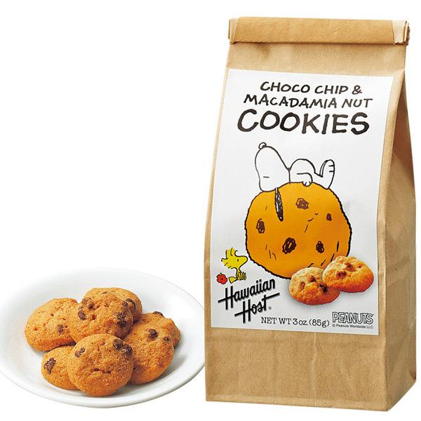 ハワイアンホースト スヌーピーチョコチップ マカダミアナッツクッキー 1袋 ハワイ お土産 Hawaiian Host