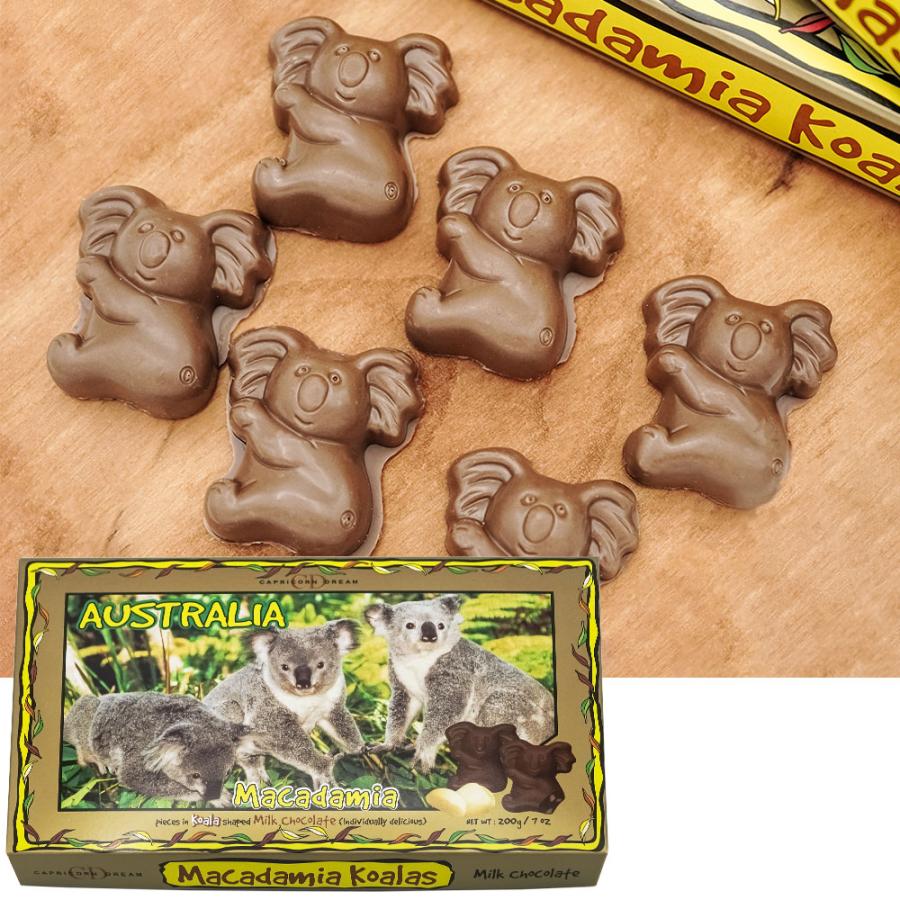 オーストラリア コアラシェイプド マカダミアナッツチョコ