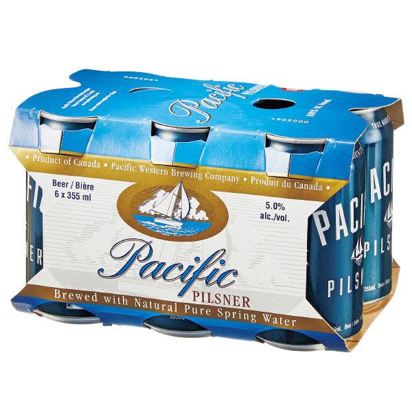パシフィックピルスナービール355ml 6缶セット カナダ お土産 輸入ビール カナダ土産 おみやげ Jtb 世界のおみやげ屋さん 通販 Paypayモール