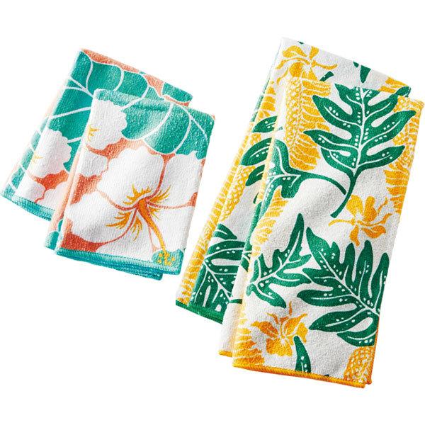 ハワイ お土産 キッチンタオル2種4枚セット その他のキッチン用品 雑貨 送料無料 一部地域を除く ハワイ土産3 5円