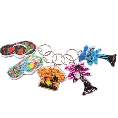 ハワイ お土産 ハワイアンキーホルダー15個セット｜ファッション小物