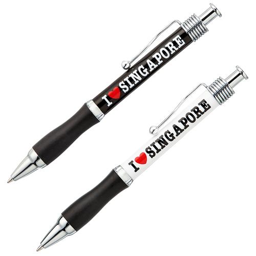 594円 未使用 シンガポール お土産 シンガポールボールペン2種6本セット 筆記具 東南アジア 雑貨 シンガポール土産