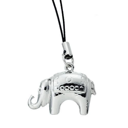 タイ お土産 象ストラップ3個セット｜スマホアクセサリー 東南アジア