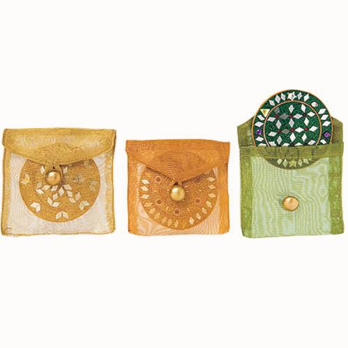 インド・スリランカ お土産 インド 手鏡3個セット｜ファッション小物