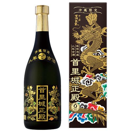 沖縄土産 八年古酒 首里城正殿 黒 720ml｜沖縄 お土産 泡盛 古酒 沖縄内限定商品 沖縄食品 帰省土産 贈り物 ギフト｜e-omiyage