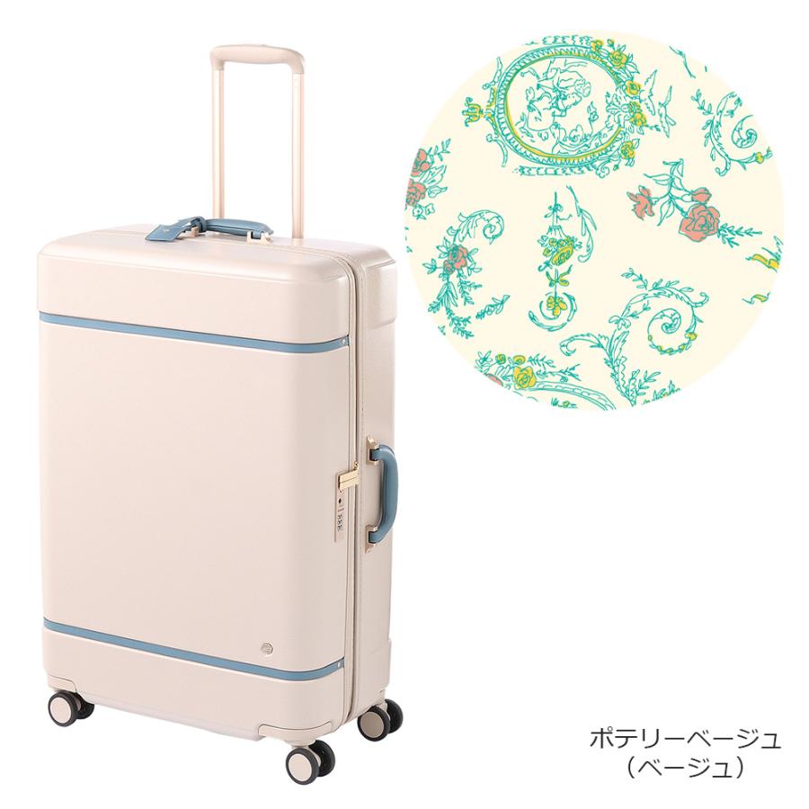 HaNT ノートル 75L 68cm 06883 | 女子旅 レトロ キャスターストッパー
