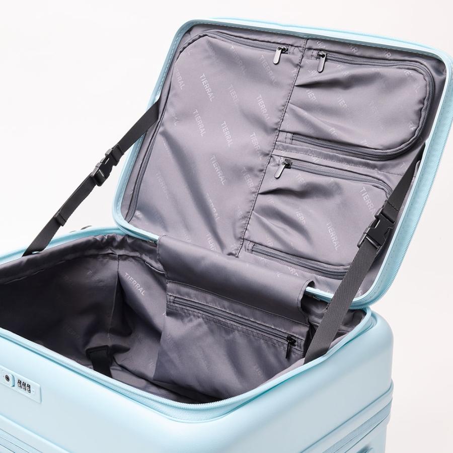 ティエラル TIERRAL スーツケース Puffer パファー Mサイズ 63/74L