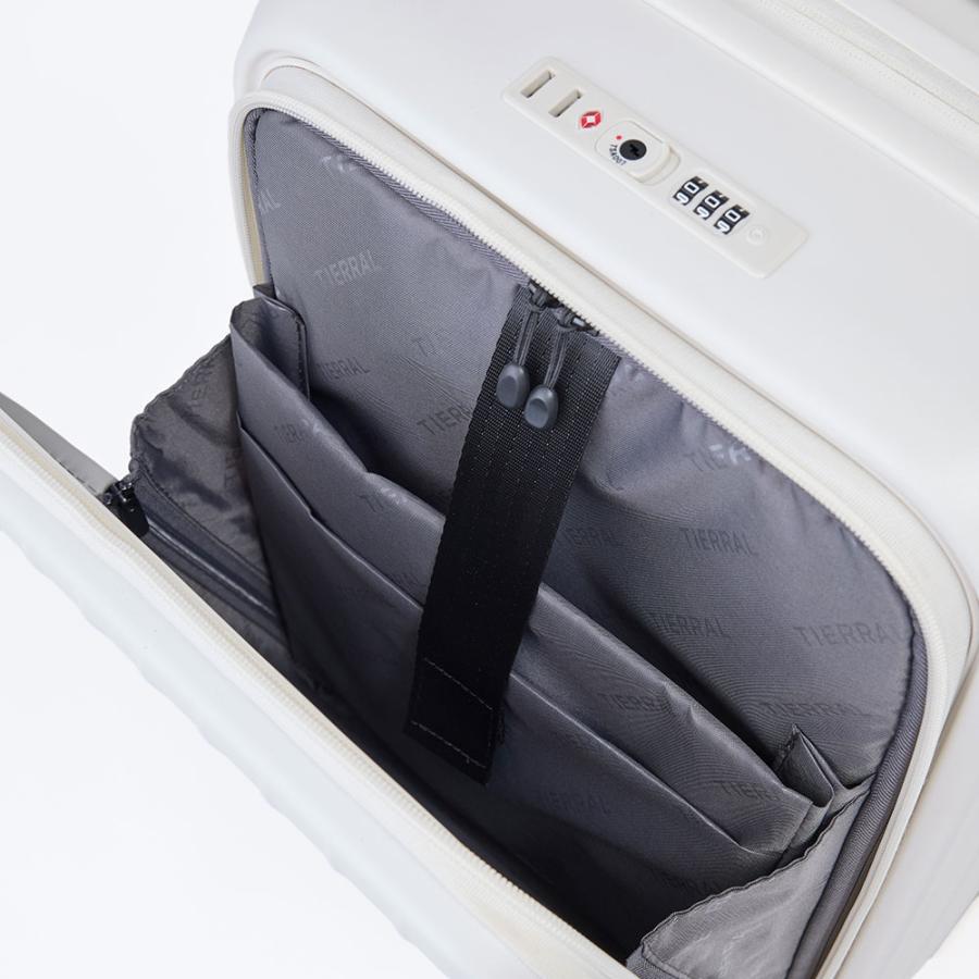 ティエラルTIERRAL TOMARU キャリー　約50-56L 新品未使用 ティエラル スーツケース キャリー ハード ビジネス TIERRAL