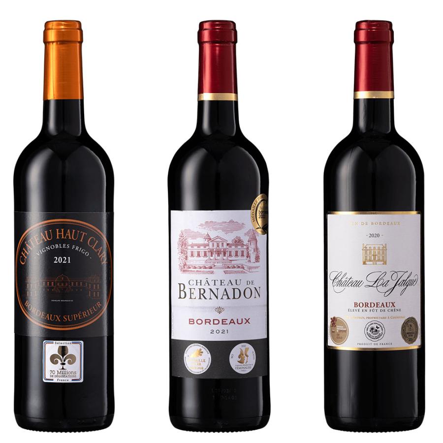 【特選】フランス赤ワイン各種　750ml ６本セット 3冠含むフランスボルドー金賞赤ワイン12本セット | JTBショッピング