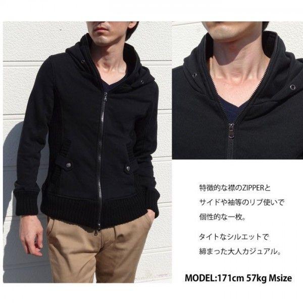 パーカー リブ ジャケット メンズ 最終処分！！ : e-パレット - 通販 