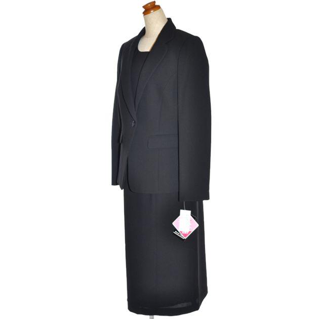 90☆喪服礼服法事用フォーマルウエアセットアップ☆コムサブラウス 