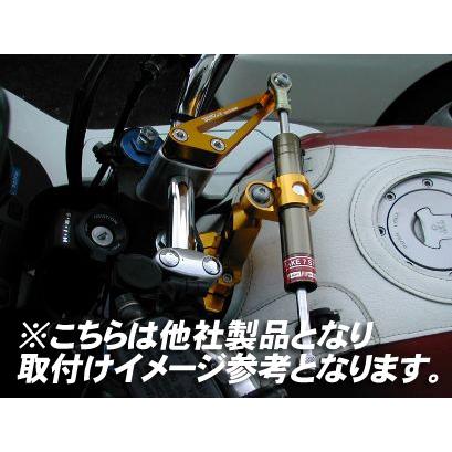 新品 CB1300SF SC54 ステアリングダンパー レッド RD ◇ アルミ削り 