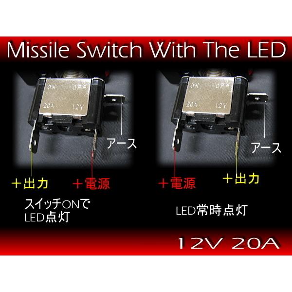 ミサイルスイッチ トグルスイッチ グリーン 緑 / 新品汎用 四輪 バイク