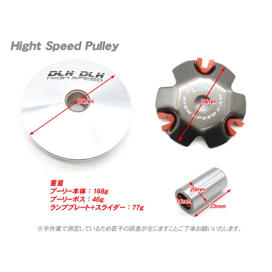 ハイスピードプーリー セット ◇ ディオ DIO AF27 AF34 AF35