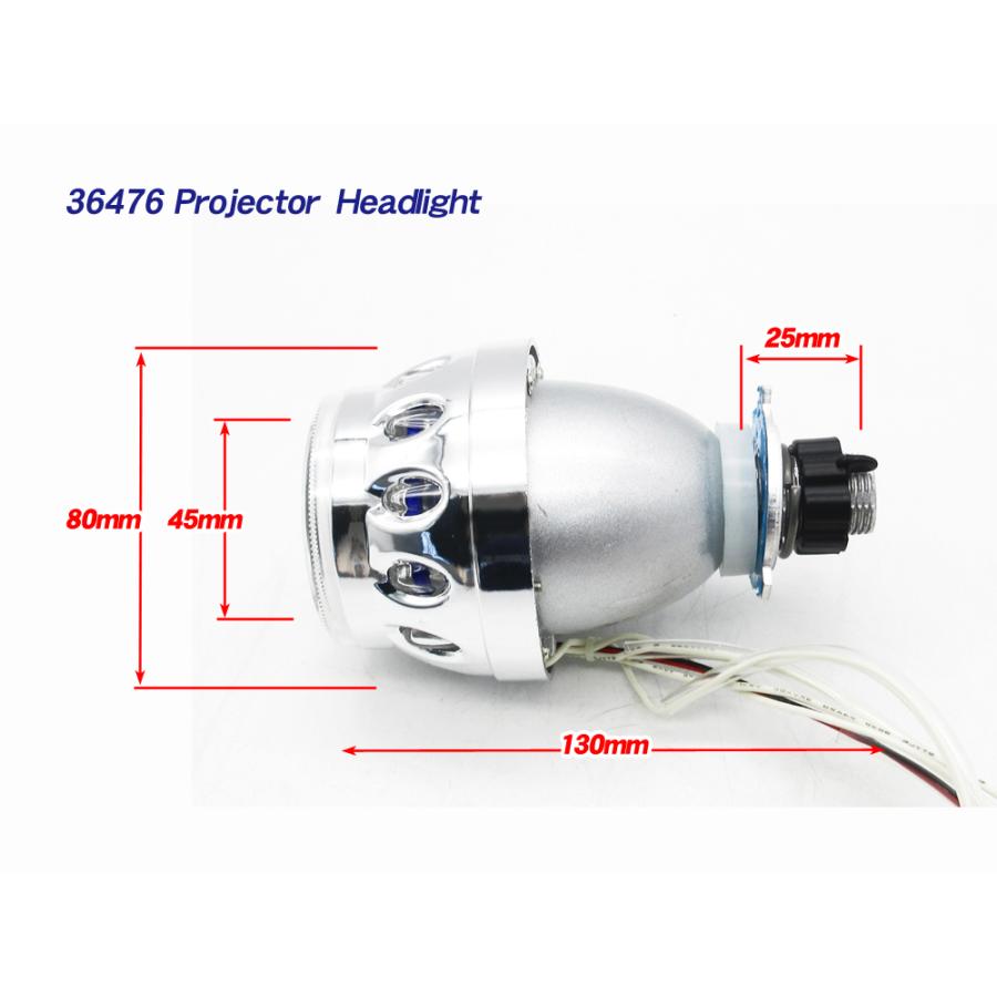 デビルアイ HIDプロジェクター CCFL ブルー・レッド バラスト付属