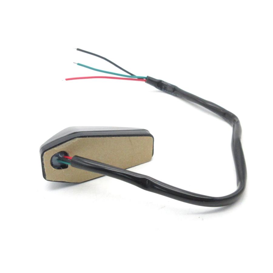 16LEDウインカー 貼付け ポジション機能 スモークレンズ 2個 / 新品