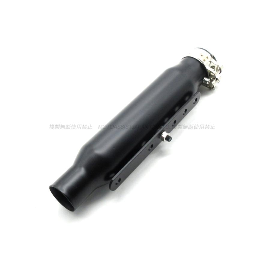 新品 クラシック マフラー マットブラック 黒 ショート サイレンサー