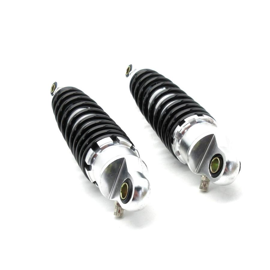 340mm リアサスペンション 黒/銀 サブタンク無しタイプ ◇ GN125 EN125