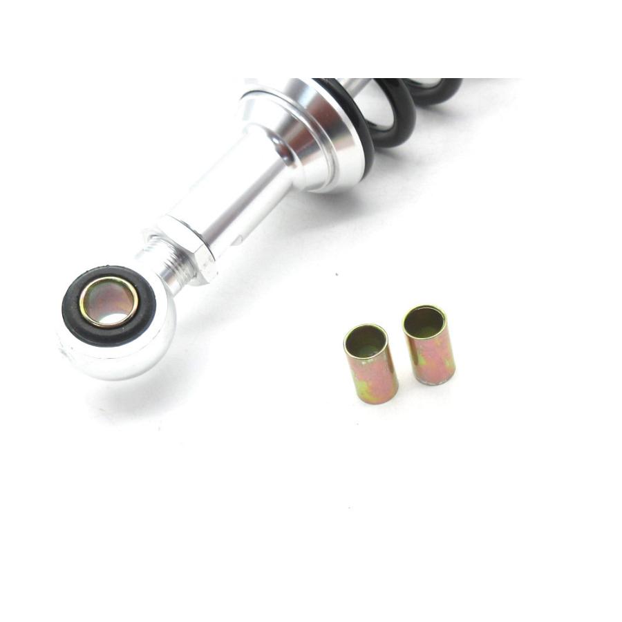 340mm リアサスペンション 黒/銀 サブタンク無しタイプ ◇ バンバン